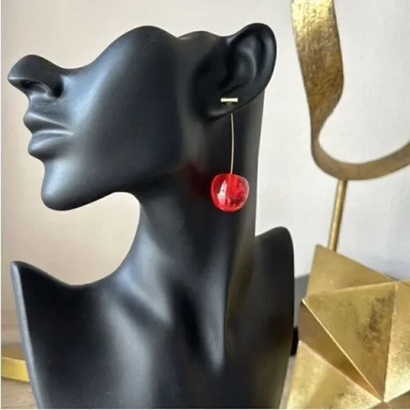 Bohemian cherry drop M49 - Picture 2 of 3